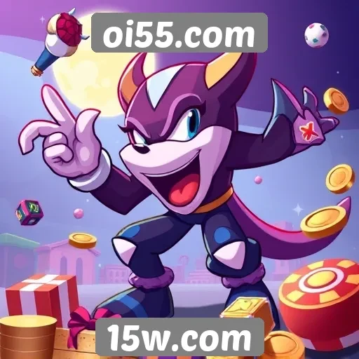 Variedade de jogos disponíveis em oi55.com